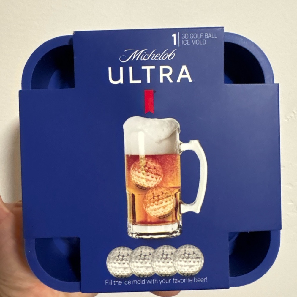 Michelob ULTRA 3D Golf Ball Ice Mold